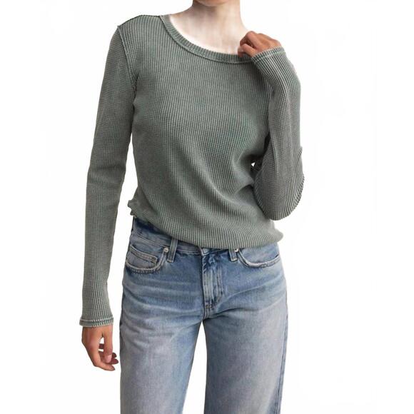 NEW Z SUPPLY arlet mini thermal top in hunter green - Picture 3 of 7